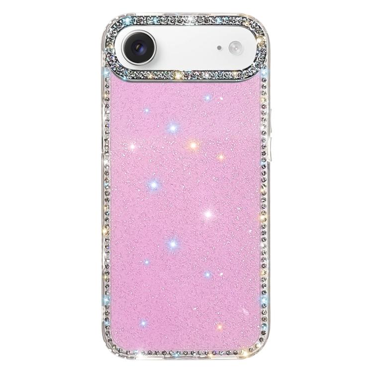 Étui de téléphone hybride TPU PC IMD double face en strass, Pour iPhone 17 Pro Max, Pour iPhone 17 Pro, Pour iPhone 17, Pour iPhone Air, Pour iPhone 16 Pro Max, Pour iPhone 16 Pro, Pour iPhone 16 Plus, Pour iPhone 16