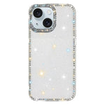 Coque de téléphone hybride TPU PC IMD double face avec strass, Pour iPhone 15 Pro Max, Pour iPhone 15 Pro, Pour iPhone 15, Pour iPhone 14, Pour iPhone 14 Pro, Pour iPhone 14 Pro Max, Pour iPhone 13 Pro Max, Pour iPhone 13 Pro