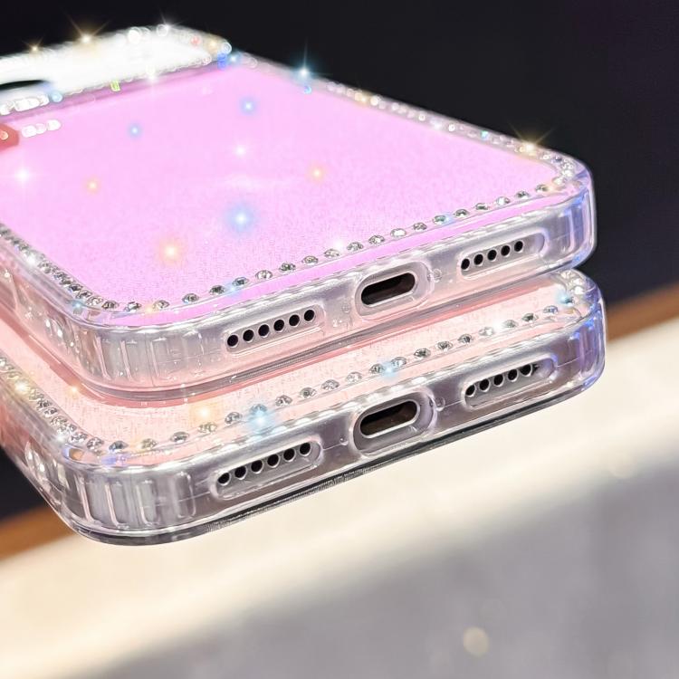 Coque de téléphone hybride TPU PC IMD double face avec strass, Pour iPhone 15 Pro Max, Pour iPhone 15 Pro, Pour iPhone 15, Pour iPhone 14, Pour iPhone 14 Pro, Pour iPhone 14 Pro Max, Pour iPhone 13 Pro Max, Pour iPhone 13 Pro