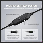 Écouteurs filaires circum-auriculaires ONIKUMA X91 avec microphone