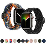 Bracelet de montre tressé en nylon avec boucle coulissante xDfind, pour Apple Watch 42 / 44 / 45 / 46 / 49 mm, pour Apple Watch 38 / 40 / 41 / S11 42 mm