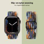 Bracelet de montre tressé en nylon avec boucle coulissante xDfind, pour Apple Watch 42 / 44 / 45 / 46 / 49 mm, pour Apple Watch 38 / 40 / 41 / S11 42 mm