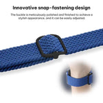 Bracelet de montre tressé en nylon avec boucle coulissante xDfind, pour Apple Watch 42 / 44 / 45 / 46 / 49 mm, pour Apple Watch 38 / 40 / 41 / S11 42 mm