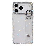 Étui de Téléphone avec Support de Bracelet Pailleté Strass, Pour iPhone 17 Pro, Pour iPhone 17, Pour iPhone Air, Pour iPhone 16 Pro Max, Pour iPhone 16 Pro, Pour iPhone 16 Plus, Pour iPhone 16, Pour iPhone 15 Pro Max