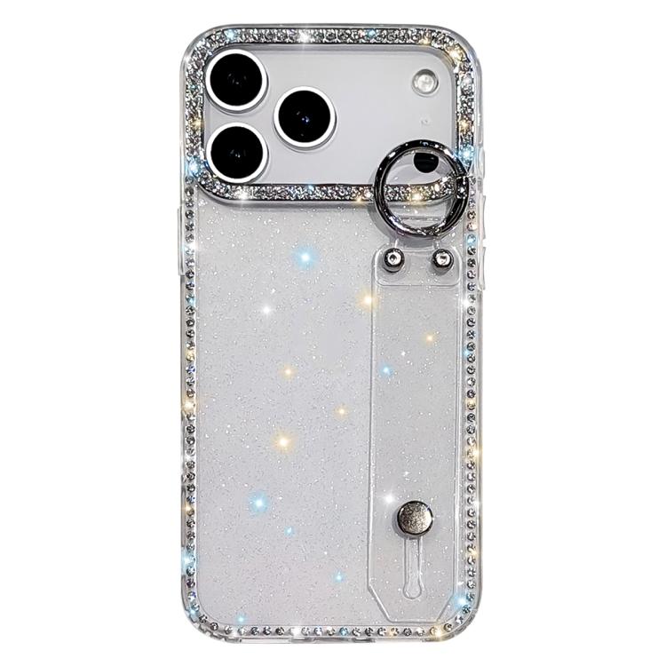 Étui de Téléphone avec Support de Bracelet Pailleté Strass, Pour iPhone 17 Pro, Pour iPhone 17, Pour iPhone Air, Pour iPhone 16 Pro Max, Pour iPhone 16 Pro, Pour iPhone 16 Plus, Pour iPhone 16, Pour iPhone 15 Pro Max