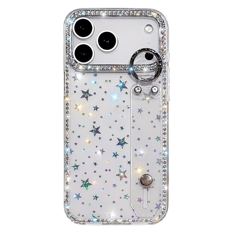 Étui de Téléphone avec Support de Bracelet Pailleté Strass, Pour iPhone 17 Pro, Pour iPhone 17, Pour iPhone Air, Pour iPhone 16 Pro Max, Pour iPhone 16 Pro, Pour iPhone 16 Plus, Pour iPhone 16, Pour iPhone 15 Pro Max