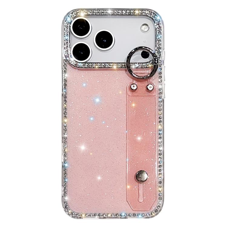 Étui de Téléphone avec Support de Bracelet Pailleté Strass, Pour iPhone 17 Pro, Pour iPhone 17, Pour iPhone Air, Pour iPhone 16 Pro Max, Pour iPhone 16 Pro, Pour iPhone 16 Plus, Pour iPhone 16, Pour iPhone 15 Pro Max