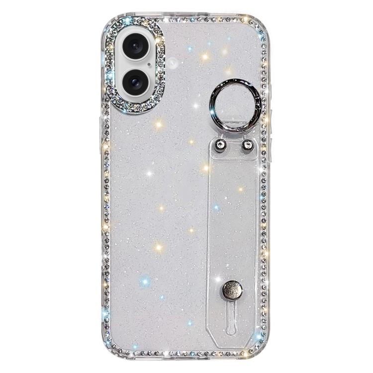Étui de Téléphone avec Support de Bracelet Pailleté Strass, Pour iPhone 17 Pro, Pour iPhone 17, Pour iPhone Air, Pour iPhone 16 Pro Max, Pour iPhone 16 Pro, Pour iPhone 16 Plus, Pour iPhone 16, Pour iPhone 15 Pro Max