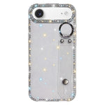 Étui de Téléphone avec Support de Bracelet Pailleté Strass, Pour iPhone 17 Pro, Pour iPhone 17, Pour iPhone Air, Pour iPhone 16 Pro Max, Pour iPhone 16 Pro, Pour iPhone 16 Plus, Pour iPhone 16, Pour iPhone 15 Pro Max