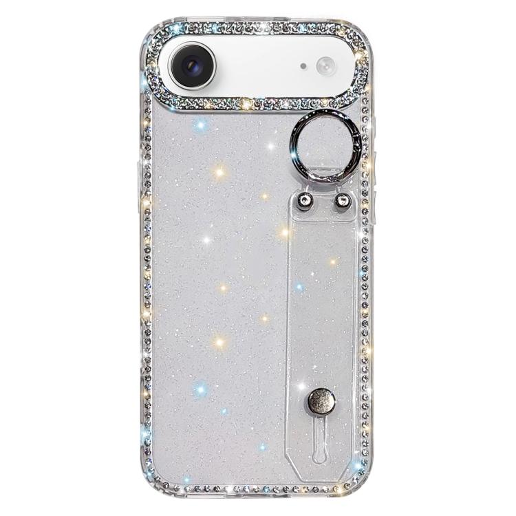 Étui de Téléphone avec Support de Bracelet Pailleté Strass, Pour iPhone 17 Pro, Pour iPhone 17, Pour iPhone Air, Pour iPhone 16 Pro Max, Pour iPhone 16 Pro, Pour iPhone 16 Plus, Pour iPhone 16, Pour iPhone 15 Pro Max