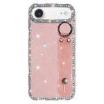 Étui de Téléphone avec Support de Bracelet Pailleté Strass, Pour iPhone 17 Pro, Pour iPhone 17, Pour iPhone Air, Pour iPhone 16 Pro Max, Pour iPhone 16 Pro, Pour iPhone 16 Plus, Pour iPhone 16, Pour iPhone 15 Pro Max