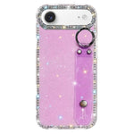 Étui de Téléphone avec Support de Bracelet Pailleté Strass, Pour iPhone 17 Pro, Pour iPhone 17, Pour iPhone Air, Pour iPhone 16 Pro Max, Pour iPhone 16 Pro, Pour iPhone 16 Plus, Pour iPhone 16, Pour iPhone 15 Pro Max