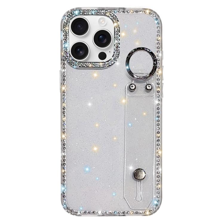 Étui de Téléphone avec Support de Bracelet Pailleté Strass, Pour iPhone 17 Pro, Pour iPhone 17, Pour iPhone Air, Pour iPhone 16 Pro Max, Pour iPhone 16 Pro, Pour iPhone 16 Plus, Pour iPhone 16, Pour iPhone 15 Pro Max