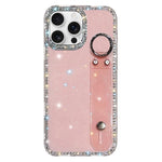 Étui de Téléphone avec Support de Bracelet Pailleté Strass, Pour iPhone 17 Pro, Pour iPhone 17, Pour iPhone Air, Pour iPhone 16 Pro Max, Pour iPhone 16 Pro, Pour iPhone 16 Plus, Pour iPhone 16, Pour iPhone 15 Pro Max
