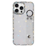 Étui de Téléphone avec Support de Bracelet Pailleté Strass, Pour iPhone 17 Pro, Pour iPhone 17, Pour iPhone Air, Pour iPhone 16 Pro Max, Pour iPhone 16 Pro, Pour iPhone 16 Plus, Pour iPhone 16, Pour iPhone 15 Pro Max