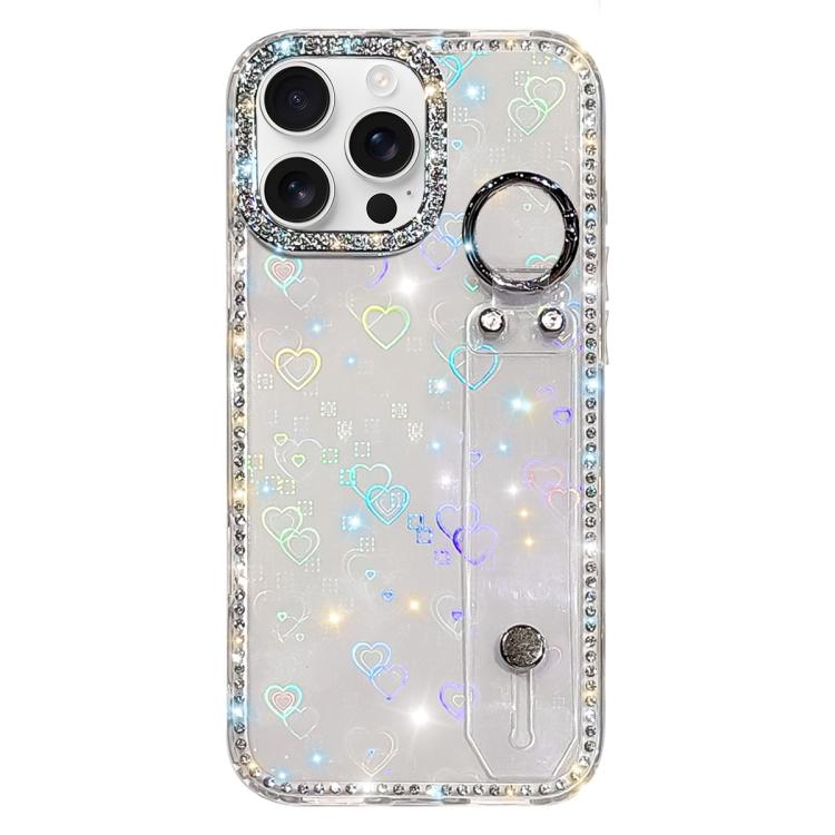 Étui de Téléphone avec Support de Bracelet Pailleté Strass, Pour iPhone 17 Pro, Pour iPhone 17, Pour iPhone Air, Pour iPhone 16 Pro Max, Pour iPhone 16 Pro, Pour iPhone 16 Plus, Pour iPhone 16, Pour iPhone 15 Pro Max