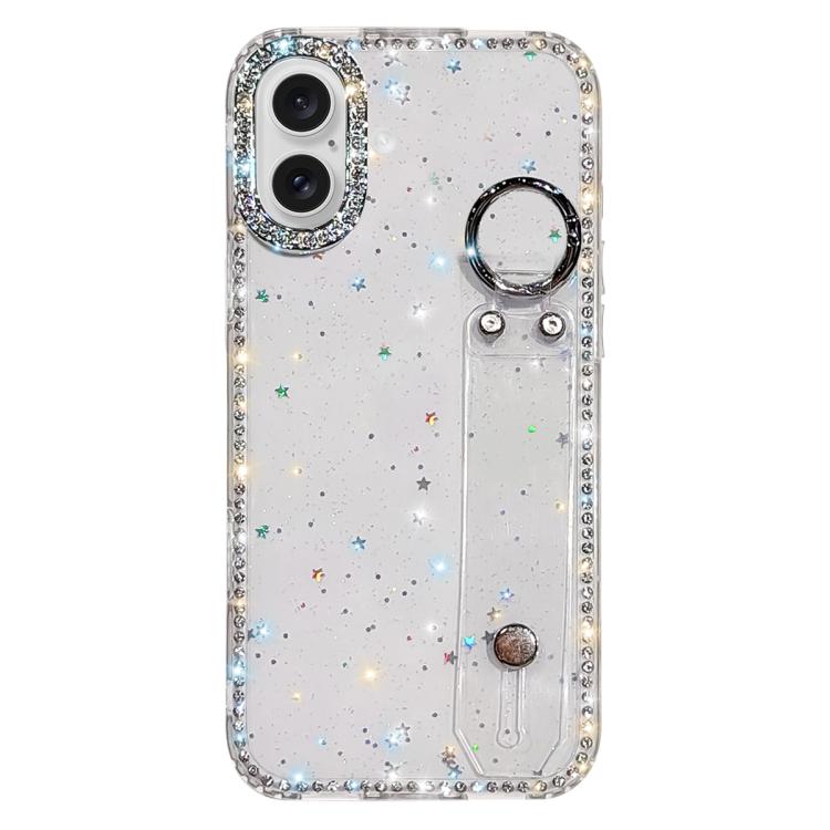 Étui de Téléphone avec Support de Bracelet Pailleté Strass, Pour iPhone 17 Pro, Pour iPhone 17, Pour iPhone Air, Pour iPhone 16 Pro Max, Pour iPhone 16 Pro, Pour iPhone 16 Plus, Pour iPhone 16, Pour iPhone 15 Pro Max