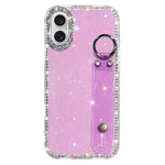 Étui de Téléphone avec Support de Bracelet Pailleté Strass, Pour iPhone 17 Pro, Pour iPhone 17, Pour iPhone Air, Pour iPhone 16 Pro Max, Pour iPhone 16 Pro, Pour iPhone 16 Plus, Pour iPhone 16, Pour iPhone 15 Pro Max
