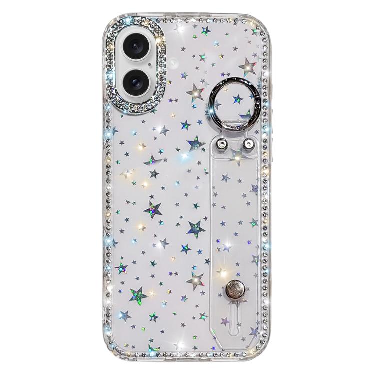 Étui de Téléphone avec Support de Bracelet Pailleté Strass, Pour iPhone 17 Pro, Pour iPhone 17, Pour iPhone Air, Pour iPhone 16 Pro Max, Pour iPhone 16 Pro, Pour iPhone 16 Plus, Pour iPhone 16, Pour iPhone 15 Pro Max