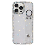 Étui de Téléphone avec Support de Bracelet Pailleté Strass, Pour iPhone 17 Pro, Pour iPhone 17, Pour iPhone Air, Pour iPhone 16 Pro Max, Pour iPhone 16 Pro, Pour iPhone 16 Plus, Pour iPhone 16, Pour iPhone 15 Pro Max