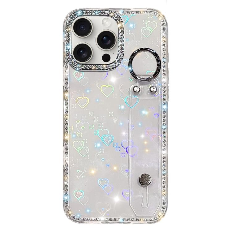 Étui de Téléphone avec Support de Bracelet Pailleté Strass, Pour iPhone 17 Pro, Pour iPhone 17, Pour iPhone Air, Pour iPhone 16 Pro Max, Pour iPhone 16 Pro, Pour iPhone 16 Plus, Pour iPhone 16, Pour iPhone 15 Pro Max