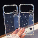 Étui de Téléphone avec Support de Bracelet Pailleté Strass, Pour iPhone 17 Pro, Pour iPhone 17, Pour iPhone Air, Pour iPhone 16 Pro Max, Pour iPhone 16 Pro, Pour iPhone 16 Plus, Pour iPhone 16, Pour iPhone 15 Pro Max