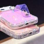 Étui de Téléphone avec Support de Bracelet Pailleté Strass, Pour iPhone 17 Pro, Pour iPhone 17, Pour iPhone Air, Pour iPhone 16 Pro Max, Pour iPhone 16 Pro, Pour iPhone 16 Plus, Pour iPhone 16, Pour iPhone 15 Pro Max