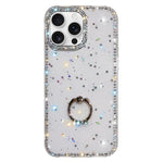 Étui de téléphone hybride TPU PC IMD double face avec support anneau en strass, pour iPhone 17 Pro Max, pour iPhone 17 Pro, pour iPhone 17, pour iPhone Air, pour iPhone 16 Pro Max, pour iPhone 16 Pro, pour iPhone 16 Plus, pour iPhone 16