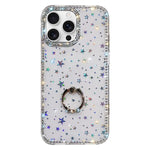 Étui de téléphone hybride TPU PC IMD double face avec support anneau en strass, pour iPhone 17 Pro Max, pour iPhone 17 Pro, pour iPhone 17, pour iPhone Air, pour iPhone 16 Pro Max, pour iPhone 16 Pro, pour iPhone 16 Plus, pour iPhone 16