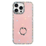 Étui de téléphone hybride TPU PC IMD double face avec support anneau en strass, pour iPhone 17 Pro Max, pour iPhone 17 Pro, pour iPhone 17, pour iPhone Air, pour iPhone 16 Pro Max, pour iPhone 16 Pro, pour iPhone 16 Plus, pour iPhone 16
