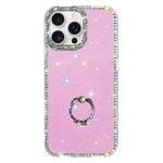 Étui de téléphone hybride TPU PC IMD double face avec support anneau en strass, pour iPhone 17 Pro Max, pour iPhone 17 Pro, pour iPhone 17, pour iPhone Air, pour iPhone 16 Pro Max, pour iPhone 16 Pro, pour iPhone 16 Plus, pour iPhone 16