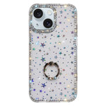 Coque de téléphone hybride TPU PC IMD double face avec strass et support de bague, pour iPhone 15 Pro Max, pour iPhone 15 Pro, pour iPhone 15, pour iPhone 14, pour iPhone 14 Pro, pour iPhone 14 Pro Max, pour iPhone 13 Pro Max, pour iPhone 13 Pro