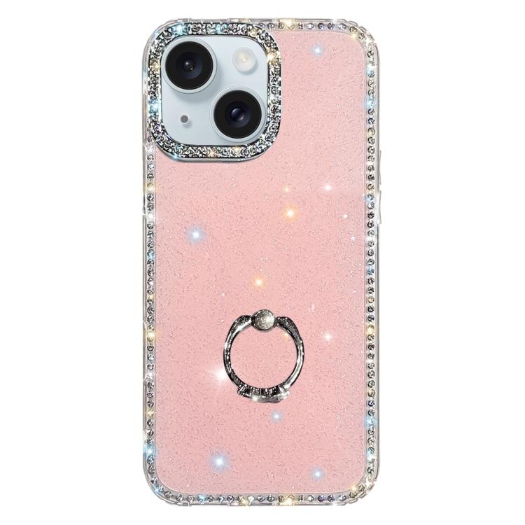 Coque de téléphone hybride TPU PC IMD double face avec strass et support de bague, pour iPhone 15 Pro Max, pour iPhone 15 Pro, pour iPhone 15, pour iPhone 14, pour iPhone 14 Pro, pour iPhone 14 Pro Max, pour iPhone 13 Pro Max, pour iPhone 13 Pro