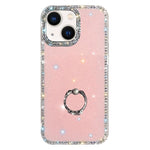 Coque de téléphone hybride TPU PC IMD double face avec strass et support de bague, pour iPhone 15 Pro Max, pour iPhone 15 Pro, pour iPhone 15, pour iPhone 14, pour iPhone 14 Pro, pour iPhone 14 Pro Max, pour iPhone 13 Pro Max, pour iPhone 13 Pro