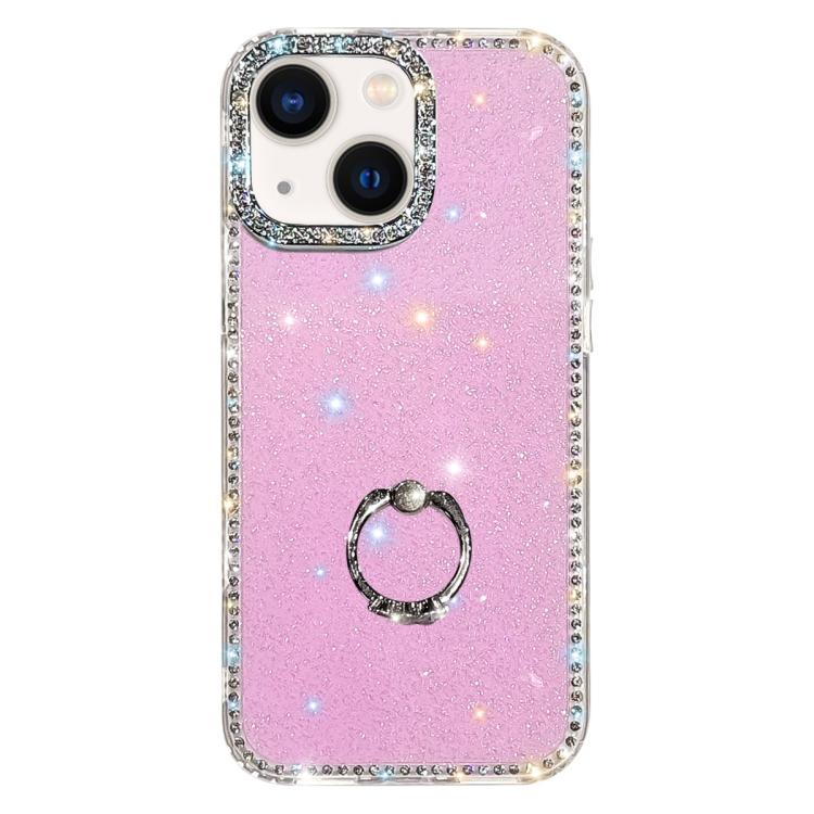 Coque de téléphone hybride TPU PC IMD double face avec strass et support de bague, pour iPhone 15 Pro Max, pour iPhone 15 Pro, pour iPhone 15, pour iPhone 14, pour iPhone 14 Pro, pour iPhone 14 Pro Max, pour iPhone 13 Pro Max, pour iPhone 13 Pro