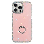 Coque de téléphone hybride TPU PC IMD double face avec strass et support de bague, pour iPhone 15 Pro Max, pour iPhone 15 Pro, pour iPhone 15, pour iPhone 14, pour iPhone 14 Pro, pour iPhone 14 Pro Max, pour iPhone 13 Pro Max, pour iPhone 13 Pro