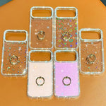 Étui de téléphone hybride TPU PC IMD double face avec support anneau en strass, pour iPhone 17 Pro Max, pour iPhone 17 Pro, pour iPhone 17, pour iPhone Air, pour iPhone 16 Pro Max, pour iPhone 16 Pro, pour iPhone 16 Plus, pour iPhone 16