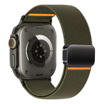 xDfind Bracelet de Montre en Nylon Élastique avec Boucle Magnétique, Pour Apple Watch 42 / 44 / 45 / 46 / 49mm, Pour Apple Watch 38 / 40 / 41 / S11 42mm