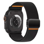 xDfind Bracelet de Montre en Nylon Élastique avec Boucle Magnétique, Pour Apple Watch 42 / 44 / 45 / 46 / 49mm, Pour Apple Watch 38 / 40 / 41 / S11 42mm