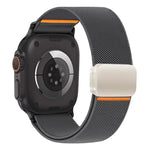 xDfind Bracelet de Montre en Nylon Élastique avec Boucle Magnétique, Pour Apple Watch 42 / 44 / 45 / 46 / 49mm, Pour Apple Watch 38 / 40 / 41 / S11 42mm