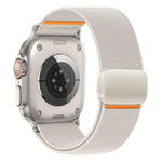 xDfind Bracelet de Montre en Nylon Élastique avec Boucle Magnétique, Pour Apple Watch 42 / 44 / 45 / 46 / 49mm, Pour Apple Watch 38 / 40 / 41 / S11 42mm