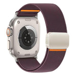 xDfind Bracelet de Montre en Nylon Élastique avec Boucle Magnétique, Pour Apple Watch 42 / 44 / 45 / 46 / 49mm, Pour Apple Watch 38 / 40 / 41 / S11 42mm