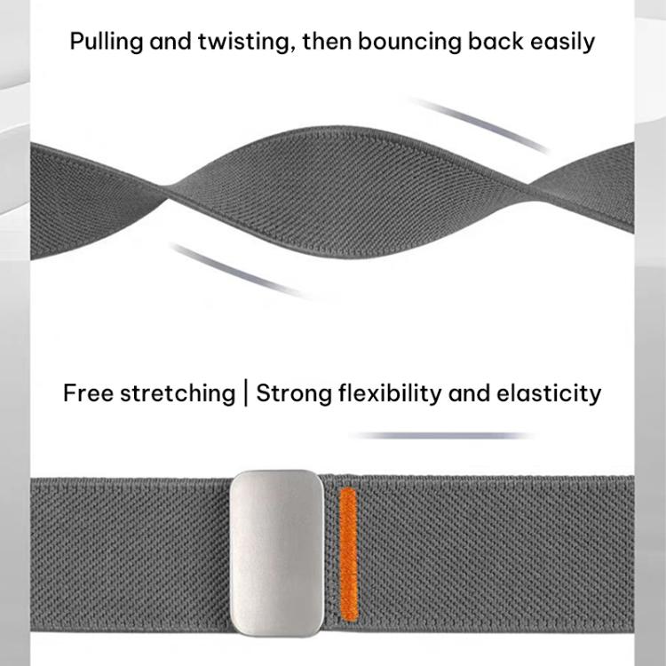 xDfind Bracelet de Montre en Nylon Élastique avec Boucle Magnétique, Pour Apple Watch 42 / 44 / 45 / 46 / 49mm, Pour Apple Watch 38 / 40 / 41 / S11 42mm