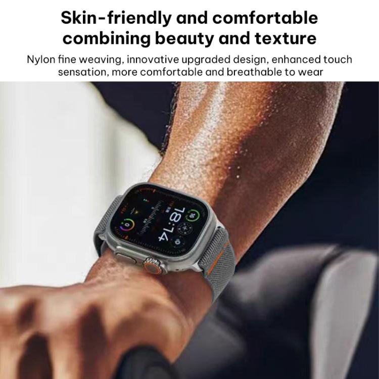 xDfind Bracelet de Montre en Nylon Élastique avec Boucle Magnétique, Pour Apple Watch 42 / 44 / 45 / 46 / 49mm, Pour Apple Watch 38 / 40 / 41 / S11 42mm