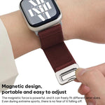 xDfind Bracelet de Montre en Nylon Élastique avec Boucle Magnétique, Pour Apple Watch 42 / 44 / 45 / 46 / 49mm, Pour Apple Watch 38 / 40 / 41 / S11 42mm