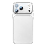 Coque de téléphone hybride en TPU acrylique givré avec film de protection d'objectif, Pour iPhone 17 Pro Max, Pour iPhone 17 Pro