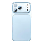 Coque de téléphone hybride en TPU acrylique givré avec film de protection d'objectif, Pour iPhone 17 Pro Max, Pour iPhone 17 Pro