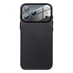 Coque de téléphone hybride en TPU acrylique givré avec film de protection d'objectif, Pour iPhone 17 Pro Max, Pour iPhone 17 Pro