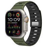 Bracelet de montre en silicone à boucle magnétique xDfind Norman, pour Apple Watch 42 / 44 / 45 / 46 / 49mm, pour Apple Watch 38 / 40 / 41 / S11 42mm