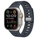 Bracelet de montre en silicone à boucle magnétique xDfind Norman, pour Apple Watch 42 / 44 / 45 / 46 / 49mm, pour Apple Watch 38 / 40 / 41 / S11 42mm